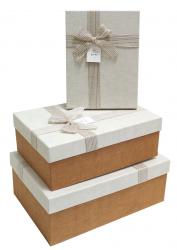 Набор подарочных коробок А-91329-15 (Молочный)