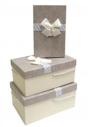 Набор подарочных коробок А-91335-25 (Серый)