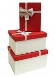 Набор подарочных коробок А-91339-1 (Красный)