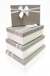 Набор подарочных коробок А-91401-2 (Серый)