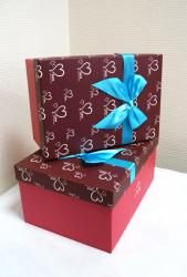 Набор подарочных коробок А-9202-4 (Бордовый)