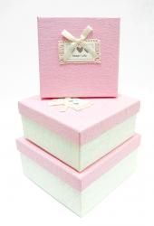 Набор подарочных коробок А-92301-52 (Розовый)