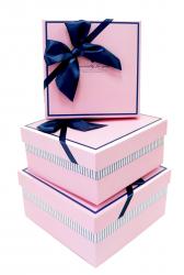 Набор подарочных коробок А-92301-55 (Розовый)