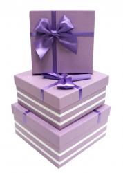 Набор подарочных коробок А-92301-65 (Сиреневый)