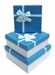 Набор подарочных коробок А-92314-47 (Голубой)