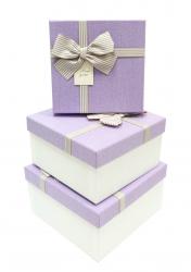 Набор подарочных коробок А-92316-14 (Сиреневый)