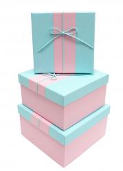 Набор подарочных коробок А-92316-21 (Голубой)