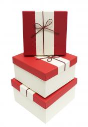 Набор подарочных коробок А-92316-21 (Красный)