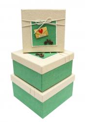 Набор подарочных коробок А-92316-26 (Зелёный)