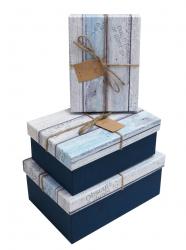 Набор подарочных коробок А-9301-131 (Синий)