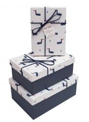 Набор подарочных коробок А-9301-137 (Серый)