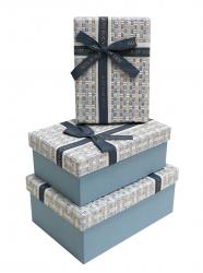 Набор подарочных коробок А-9301-143 (Голубой)