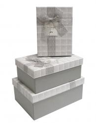 Набор подарочных коробок А-9301-152 (Серый)