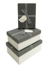 Набор подарочных коробок А-9301-94 (Серый)