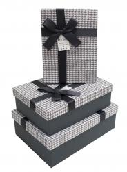 Набор подарочных коробок А-9302-120 (Серый)