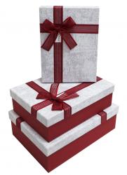 Набор подарочных коробок А-9302-92 (Красный)
