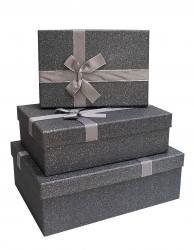 Набор подарочных коробок А-9304-2124 (Антрацит)