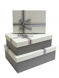 Набор подарочных коробок А-9304-2126 (Светло-серый)