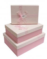 Набор подарочных коробок А-9304-89 (Розовый)