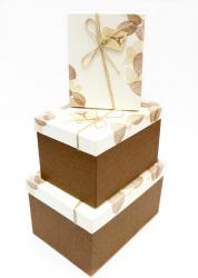 Набор подарочных коробок А-9312-4 (Молочный)
