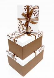 Набор подарочных коробок А-9312-7 (Коричневый)