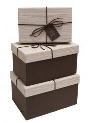 Набор подарочных коробок А-9313-19 (Коричневый)