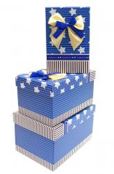Набор подарочных коробок А-9313-3 (Синий)