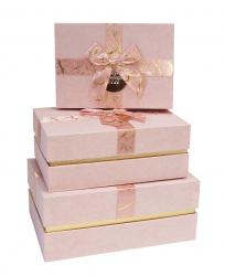 Набор подарочных коробок А-9322-1 (Розово-персиковый)