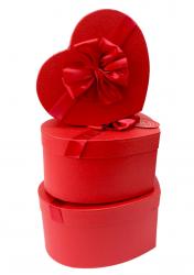 Набор подарочных коробок А-94313-7 (Красный)