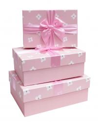 Набор подарочных коробок А-9700-35/36 (Розовый)