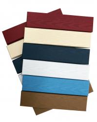 Набор из 12 прямоугольных ювелирных подарочных коробочек разного цвета, отделка фактурной однотонной бумагой, размер 4,5*20*2,5 см.