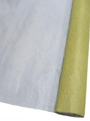 Подарочная бумага "Эколюкс" жатая двухцветная в рулоне 70см х 5м (Хаки/Сиреневый)