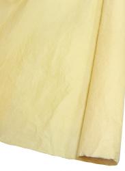 Подарочная бумага "Эколюкс" жатая в рулоне 70см х 5м (Светло-жёлтый)