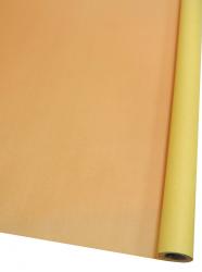 Цветная матовая бумага 70см х 9м (Жёлтый/Персиковый)